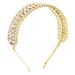 Fashion Light Luxury Rhinestone Headband Versatile Simple Geometric Hair Accessories Women's French Elegant Headband_ipsvogv.com