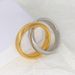 Women's Jewelry Stainless Steel Fashion Double Ring Gold Bracelet Personality Simple Cold Style Titanium Steel Retro Jewelry_ipsvogv.com