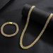premium zinc alloy full diamond men's and women's hip-hop personaliy rendy brand Cuban chain necklace bracele_ipsvogv.com