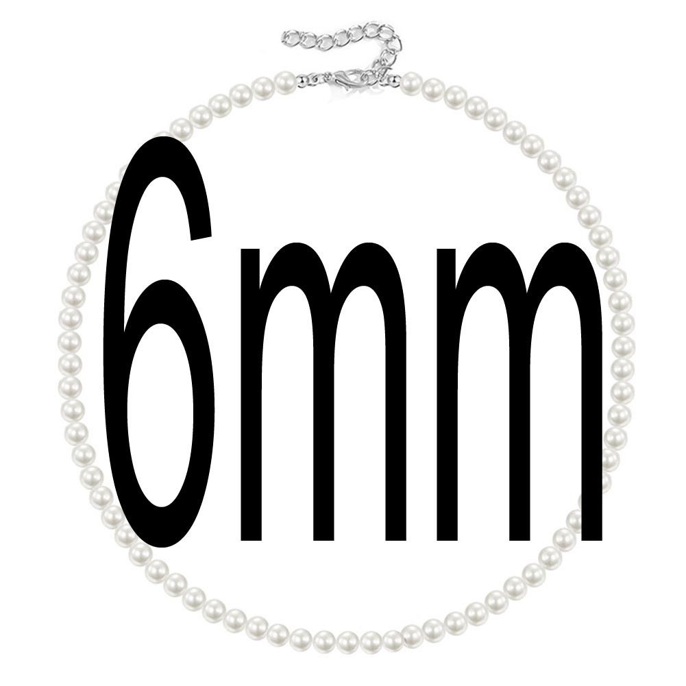 Fashion Simple Glass Pearl Necklace Ins Trendy Pearl Necklace For Women_ipsvogv.com