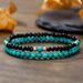 Bohemian Natural Stone Bead Bracelet Men's Hand Jewelry Versatile Elastic Bracelet Set_ipsvogv.com