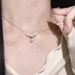 Pure Silver Mermaid Tear Necklace Women With Niche Temperament, Exquisite Design, High-end Collarbone Chain, Gift For_ipsvogv.com