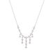 Galaxy Waterfall S925 Sterling Silver Moissanite Necklace Exquisite Diamond Tassel Temperament High End Light Luxury_ipsvogv.com