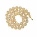 Men's exaggerated full smiling face, gold diamond Cuban chain acc, nightclub personality punk style necklace_ipsvogv.com