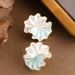 French Elegant Small Fragrance Style Diamond Inlaid Enamel Lotus Leaf Flower With Female Personality, Trendy And_ipsvogv.com