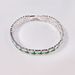 Light Luxury, Fashionable, Minimalist Design, Niche Diamond Arrangement, Emerald Green Chain Bracelet, Women's Trendy_ipsvogv.com