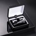 New Men's Tie Clip Cufflinks Set Black Enamel Business Tie Clip French Shirt Cufflinks Spot_ipsvogv.com