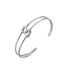 Women's Jewelry K Rose Gold Plated C Shaped Bracelet Stainless Steel Female Style Temperament Double Knot Bracelet_ipsvogv.com