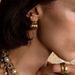 Women's Jewelry Harp Pattern Earrings Light Luxury Niche Design High End Fashion Personality Cold Style Earrings_ipsvogv.com