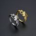Women’s Jewelry Set Fashion Irregular Diamond Zircon CZ Love Lace Open Ring Female Jewelry Adjustable_ipsvogv.com