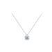 S999 Pure Silver Necklace, Geometric Small Square Candy Pendant, Fashionable Internet Celebrity, Same Style Collarbone_ipsvogv.com