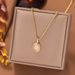 Elegant And Simple Oval Necklace Pendant, Sweater Chain, Women's Titanium Steel Non Fading Jewelry, Versatile_ipsvogv.com