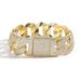 Men’s Jewelry Set Fashion Hip Hop Bracelet 22mm Wide Bubble Cuban Chain 5 Row Diamond Personality Domineering Trendy Zircon Men's Bracelet_ipsvogv.com