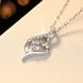 New Sterling Silver D Color Moissanite Fashionable Temperament Only Love 50 Points Pendant Versatile Clavicle Chain_ipsvogv.com