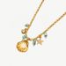 retro style stainless steel shell diamond five pointed star necklace light luxury niche design exquisite clavicle chain_ipsvogv.com