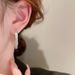 Cao Shi's Minimalist Style, Unique Temperament New Fashion, Exaggerated Earrings, East Gate Circle, Light_ipsvogv.com