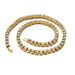 New hip hop tennis chain personality street necklace men's accessories safety buckle high street jewelry_ipsvogv.com