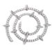 Black Panther Style Tennis Chain Hip-Hop Trendy Brand Men's Zircon Necklace_ipsvogv.com