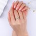 S Pure Silver Mosang Stone Six Claw Ring New Simple, Small, and High end Style_ipsvogv.com
