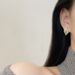 Women's Earrings Personality simple geometry diamond-encrusted earrings women's small hundred wings modeling earrings_ipsvogv.com