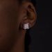 INS New Square Round Zircon Earring Ship Hop Simple Classic Popular Earrings_ipsvogv.com