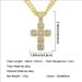 Hip Hop Full Diamond Cross Pendant Cuban Necklace Men's Cool and Dominant Personality Collar Chain Neckchain_ipsvogv.com