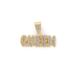 Creative New Full Diamond Letter Queen Pendant Necklace For Men And Women, Personalized Fashion Cuban Chain Accessory_ipsvogv.com