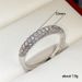 Cao Shi's New With Full Diamond, Three Rows Of Zircon, Couple's Ring Design, Layered Ring, Ins Trend_ipsvogv.com
