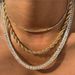 Hip Hop New 4X6 Rectangular Zircon Full Diamond Necklace For Men And Women Trendy Jewelry_ipsvogv.com