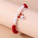Beaded Santa Claus Christmas Tree Reindeer Fun Bracelet Jewelry Accessories_ipsvogv.com