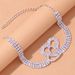 jewelry love multi-row Anklet shiny ocean wind beach ankle chain trembles explosions Anklet_ipsvogv.com