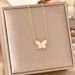 Japanese And Korean Fashion Small Fresh Titanium Steel Earrings For Women, Light Luxury High-end Feeling, White Mother_ipsvogv.com