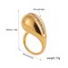 Women’s Jewelry Set Fashion Hot Sale Micro Diamond Open Water Drop Ring Gold Plated Ring Adjustable Ring_ipsvogv.com