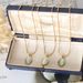French Style High-end Feeling, Niche And Versatile Gold Lock Bone Chain, Cat's Eye Stone Oval Pendant, Titanium Steel_ipsvogv.com