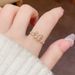 Dodaomen Sweet Versatile Diamond Butterfly Ri, Female Light Luxury And Unique Design, Super Immortal Hand Jewelry_ipsvogv.com