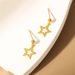 Earrings Sterling Silver Smart Star Earrings Niche Normcore Versatile Retro Elegant Jewelry K-Style for Women with High-End Feel_ipsvogv.com