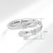 Embrace Diamond With Both Hands, Female Creative Love Embrace, Adjustable Opening Ring Warm Gift_ipsvogv.com
