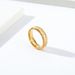 Hand hammered irregular pattern titanium steel ring, neutral and cold style, niche hand jewelry for men and women_ipsvogv.com