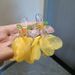 Women’s Jewelry Set Fashion Yellow Flower Personality Exaggerated Earrings Earrings Earrings New Holiday Travel Accessories Earrings_ipsvogv.com