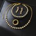 Trendy Jewelry Tianzi Necklace Earrings Bracelet Ring For Women Versatile Dress Accessories_ipsvogv.com