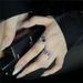 Red Inlaid Full Zircon Series Diamond Open With Adjustable Ring, Unique Design, High End Versatile Finger Ring , Design,_ipsvogv.com