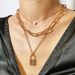 Women's Heart Retro Necklace Personality Multi Layer Alloy Necklace Creative Necklace Female_ipsvogv.com