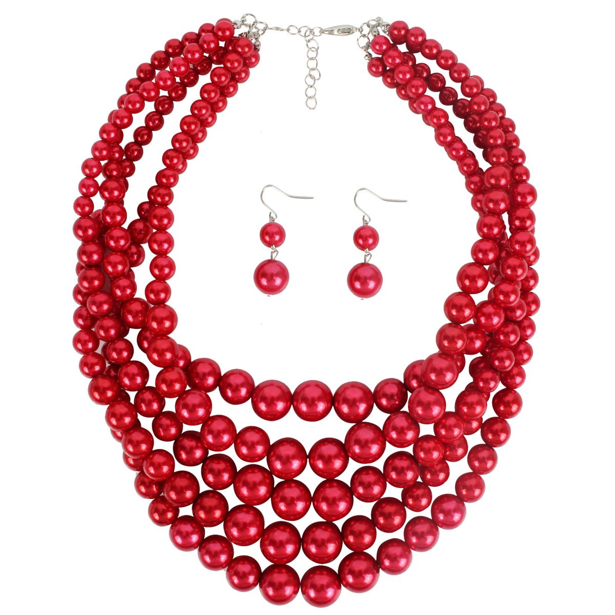 New Products Pearl Ladies Multi Layer Necklace 8050 Pearls Necklace_ipsvogv.com