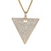 Unisex Necklace For Men Hip Hop Jewelry Triangular Micro Inlaid Zircon Pendant Personality Trend Brand Geometric Hip Hop Pendant_ipsvogv.com