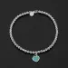 4mm Beads Love Heart Charm For Women Girls Lovely Cute S Sier Beaded Bg Dia Designer Bangle Bracelets Jewelry_ipsvogv.com