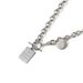 Dark Style Hip Hop Titanium Steel Round Square Brand Combination Letter Stainless Steel Short Necklace Men And Women Clavicle OT Chain_ipsvogv.com