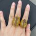 Vintage Turkish Imported Color Changing Stone Sultanite Copper Plated Gold Adjustable Ring For Women Recommended Products_ipsvogv.com