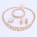 Italy New Design Gold Color Crystal Sets For Women Party Necklace Earring African Beads Jewelry Set Gift_ipsvogv.com