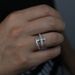 New Justice Sword Open Set with Zircon Full Diamond Trendy Versatile Men's Hip Hop Ring_ipsvogv.com