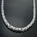 Cool Stainless Steel Men's 5mm width Byzantine Necklace Chain_ipsvogv.com